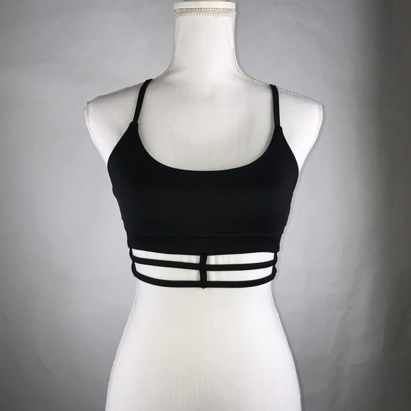 forever 21 black sports bra